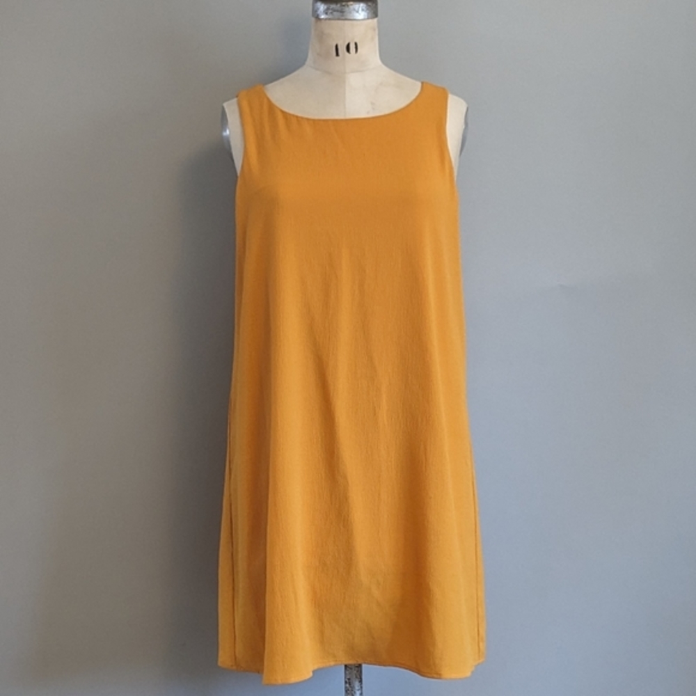 Yellow Sleeveless Shift Dress by Honey Punch from Modcloth Small Retro 1960s